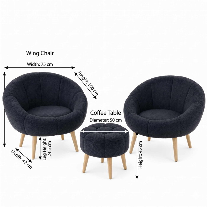 Atelier Del Sofa Lida Wellsoft - Antracita